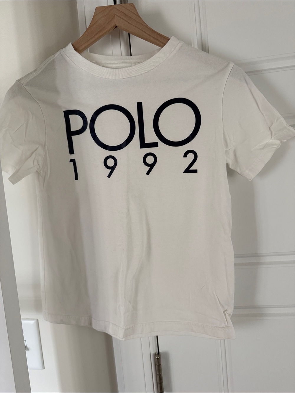Polo by Ralph Lauren White Tee with Navy POLO 1992 Graphic